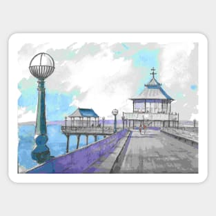 Clevedon Pier 2 Sticker